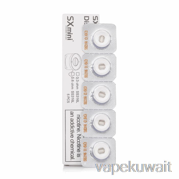 لفائف بديلة Yihi Sx Nano Ada 0.6ohm Vape Vape الكويت